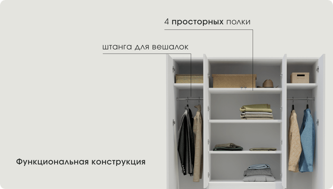 Полки и штанга