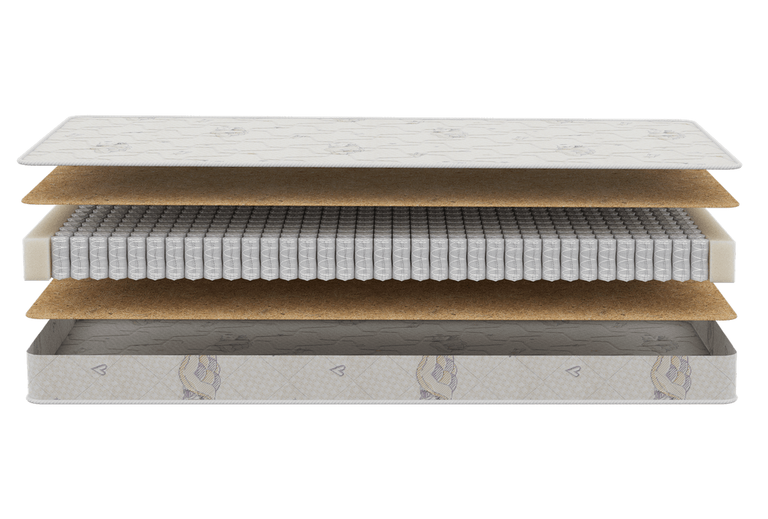 Двусторонний матрас «Teenager» линейки «Mom's Love» рассчитан на возраст от 7 до 12 лет. 