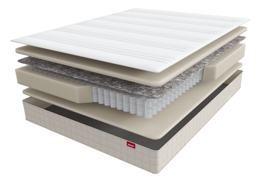 Матрас высокой жесткости «Sontery by Askona Otta» — оптимальный выбор для уверенной поддержки позвоночника. 