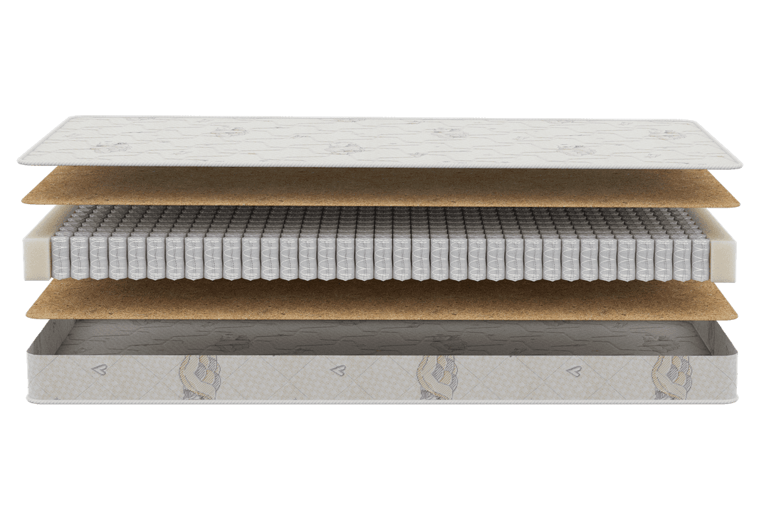 Двусторонний матрас «Teenager» линейки «Mom's Love» рассчитан на возраст от 7 до 12 лет. 