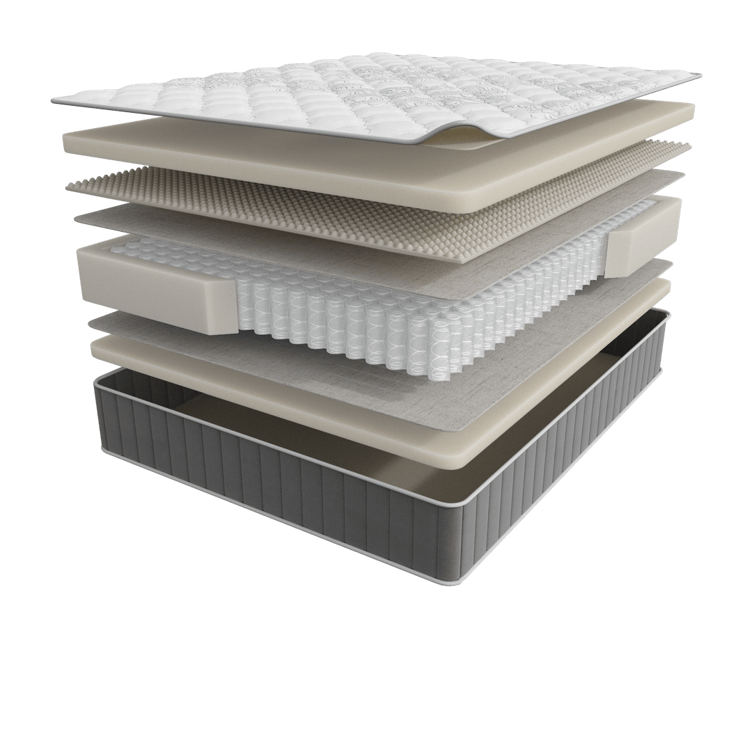 Infinity Grand — это эксклюзивный односторонний матрас средней жесткости из натуральных материалов с системой усиления поддержки периметра и высотой 29см.